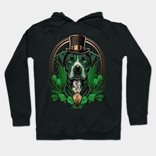 Pointer dog St. Patrick's day Hoodie